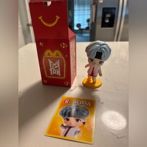 McDonald's Toy BTS Tiny Tan SUGA Figurine, New